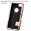 Rose Gold/Black TUFF Hybrid Phone Protector Cover