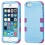 MyBat TUFF Series Case - Metallic Baby Blue Brushed / Electric Purple