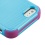 MyBat TUFF Series Case - Metallic Baby Blue Brushed / Electric Purple