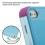 MyBat TUFF Series Case - Metallic Baby Blue Brushed / Electric Purple