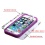 Fresh Falling Flowers/Electric Purple VERGE Hybrid Protector Cover