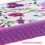 Fresh Falling Flowers/Electric Purple VERGE Hybrid Protector Cover