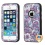 Purple European Flowers/Black VERGE Hybrid Protector Cover