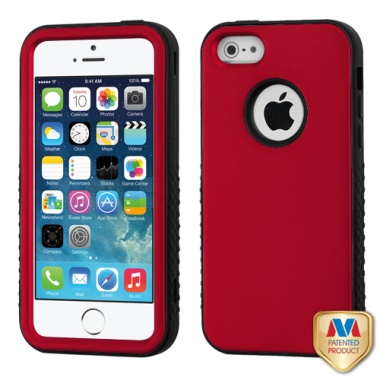 Titanium Red/Black VERGE Hybrid Protector Cover