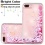 Hearts & Pink Quicksand Glitter Hybrid Protector Cover