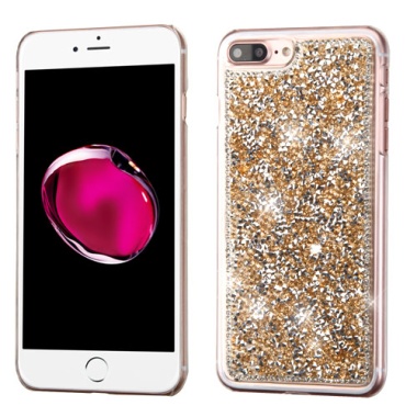 Rose Gold Mini Crystals Rhinestones Desire Back Protector Cover