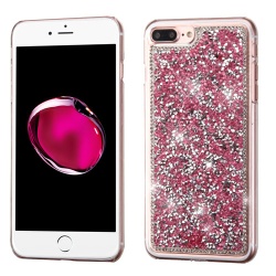 Hot Pink Mini Crystals Rhinestones Desire Back Protector Cover