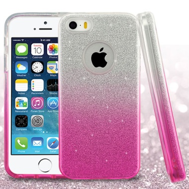 Pink Gradient Glitter Hybrid Protector Cover