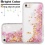 Airium Quicksand Glitter Hybrid Protector Cover - Stars & Pink