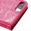 Hot Pink Rose Embossed MyJacket Wallet(GE042) -WP