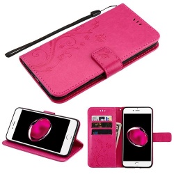 Airium 3D Butterfly Flower MyJacket Wallet - Hot Pink