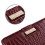 Burgundy Crocodile-Embossed  MyJacket Wallet(PR202) -WP