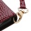 Burgundy Crocodile-Embossed  MyJacket Wallet(PR202) -WP