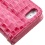 Hot Pink Crocodile-Embossed  MyJacket Wallet(PR204) -WP