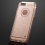 Transparent Rose Gold Sheer Glitter Premium Candy Skin Cover