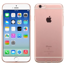 Glossy Transparent Rose Gold Candy Skin Cover