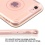 Transparent Rose Gold Sheer Glitter Premium Candy Skin Cover