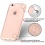 Transparent Rose Gold Sheer Glitter Premium Candy Skin Cover