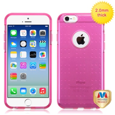 Glassy Transparent Pink SPOTS Candy Skin Cover