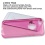 Glassy Transparent Pink SPOTS Candy Skin Cover