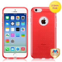 Glassy Transparent Red SPOTS Candy Skin Cover