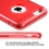 Glassy Transparent Red SPOTS Candy Skin Cover