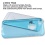 Glassy Transparent Baby Blue SPOTS Candy Skin Cover