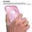 Glassy Transparent Pink SPOTS Candy Skin Cover