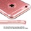 Glassy Transparent Rose Gold SPOTS Candy Skin Cover