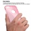 Glassy Transparent Rose Gold SPOTS Candy Skin Cover