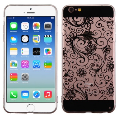 Black four-leaf Clover Candy Skin Cover