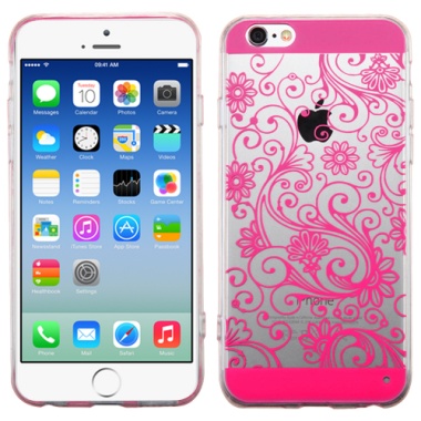 Hot Pink four-leaf Clover Candy Skin Cover