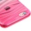 Transparent Hot Pink Ripple Textured Gradient Candy Skin Cover