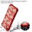 Red Plating & Hibiscus Flower TUFF Klarity Candy Skin Cover