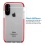 Airium Bumper Sturdy Candy Skin Cover - Transparent Clear / Red