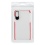 Airium Bumper Sturdy Candy Skin Cover - Transparent Clear / Red