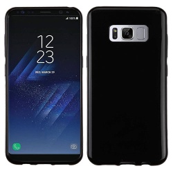 Glossy Jet Black Candy Skin Cover