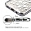 Silver Glassy Hibiscus Flower SPOTS Electroplated Premium Candy Skin Cover