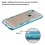 Glassy Transparent Clear/Transparent Baby Blue Gummy Cover