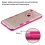 Glassy Transparent Clear/Transparent Hot Pink Gummy Cover