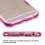 Glassy Transparent Clear/Transparent Hot Pink Gummy Cover