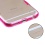 Glassy Transparent Clear/Transparent Hot Pink Gummy Cover