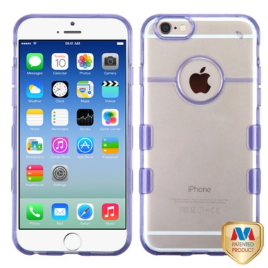 Glassy Transparent Clear/Transparent Purple Gummy Cover