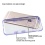 Glassy Transparent Clear/Transparent Purple Gummy Cover