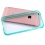 Transparent Clear/Baby Blue Premium Gummy Cover (with Diamante)