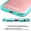 Transparent Clear/Baby Blue Premium Gummy Cover (with Diamante)