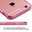 Transparent Clear/Hot Pink Premium Gummy Cover (with Diamante)