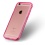 Transparent Clear/Hot Pink Premium Gummy Cover (with Diamante)