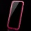 Transparent Clear/Hot Pink Premium Gummy Cover (with Diamante)