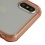 MyBat Sturdy Gummy Cover - Highly Transparent Clear / Transparent Rose Gold